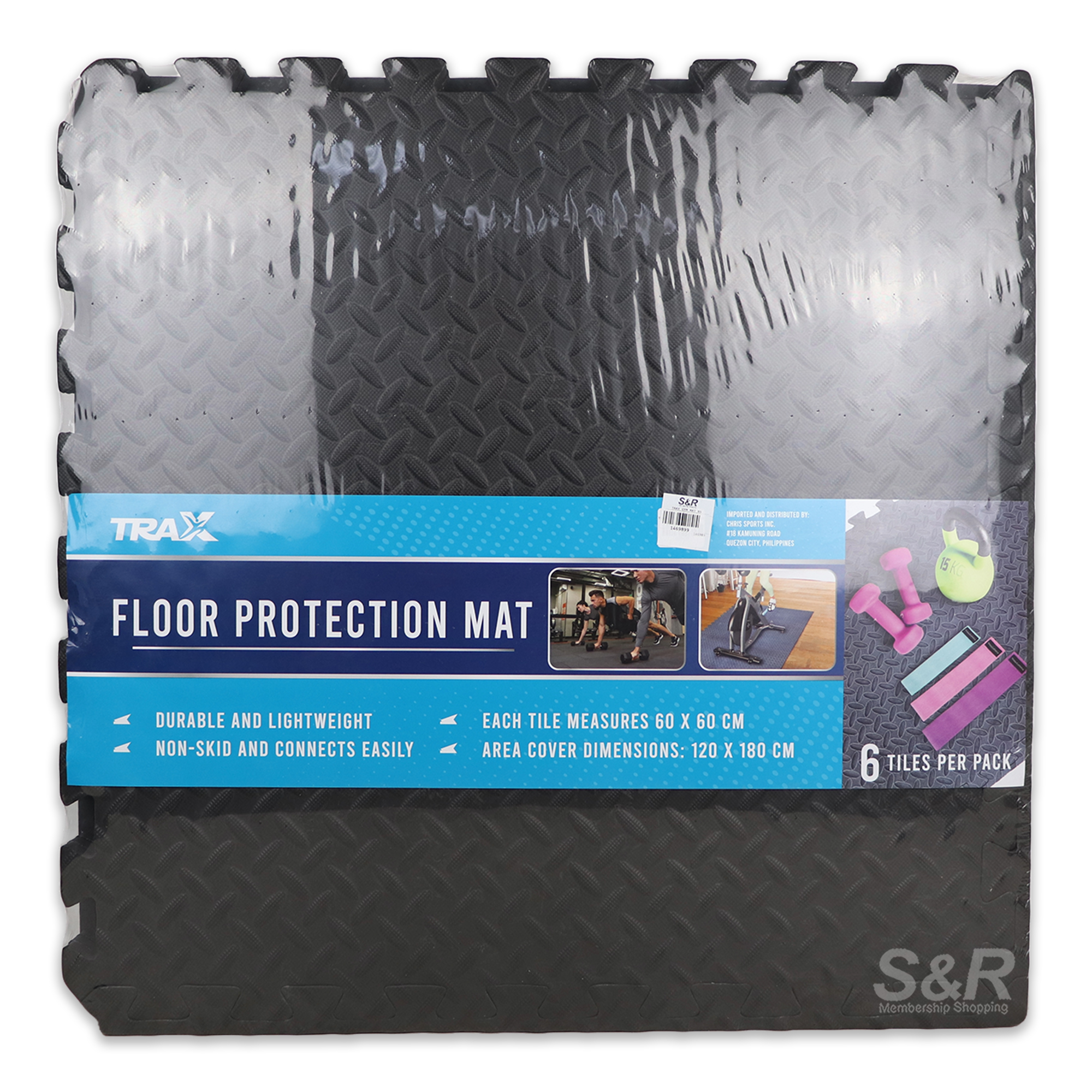 Trax Floor Protection Mat 6pcs